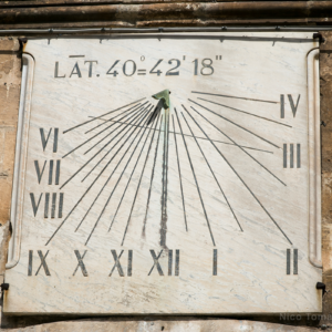 NCC a Martina Franca orologio antichissimo